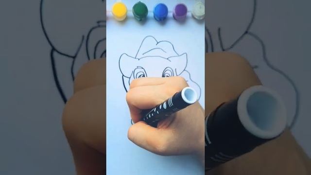 Рисуем львицу. #Shorts смотреть онлайн