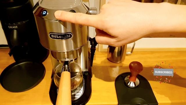 How To Program The Amount Of Coffee With Delonghi Dedica EC685 ☕️☘️ смотреть онлайн