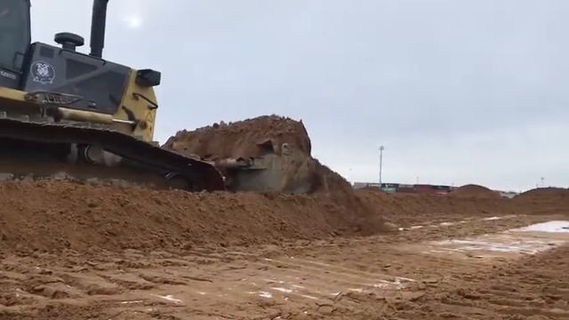 Планировка песка Осиновая роща - бульдозер СПб «ЛСТ-АРЕНДА» #bulldozer смотреть онлайн
