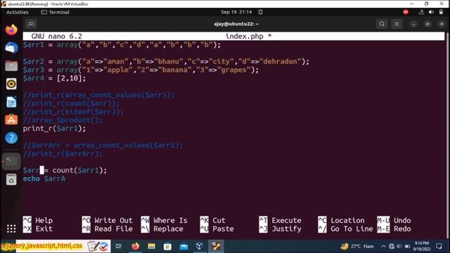 PHP Built In Functions array_count_values() count() sizeof() array_product() Part-28 смотреть онлайн