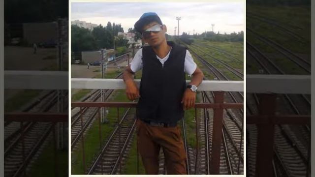 Это видео из фото сделано рэпером Александром Дзюба песня на видео где он поёт со своим племянником