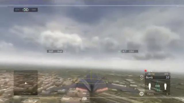 F117 Aero dance! Fly over Washington, D.C. , low call, crash end , PS3 HAWX смотреть онлайн