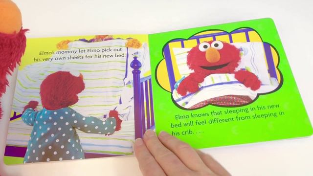 Sesame Street ELMO BOOK Read Aloud BIG ENOUGH FOR A BED Story смотреть онлайн