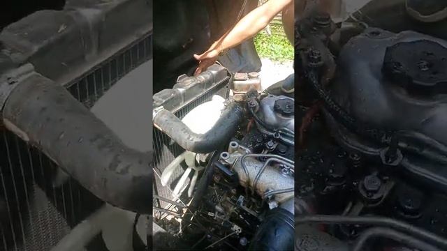 CANTER Mitsubishi 4D36 Compression leaked / Overheating Problem смотреть онлайн