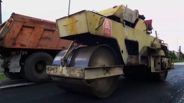 Асфальтирование дорог с.Красный Яр / 2014 смотреть онлайн