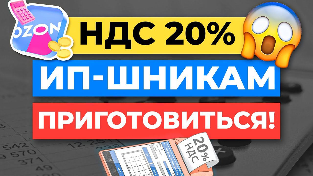 Все, приехали! НДС 20% у ИП с 2025 года #ВШОКЕ. Новая налоговая реформа в России смотреть онлайн