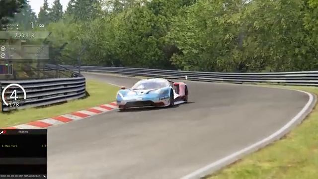 Assetto Corsa обзор платного мода URD Detroit EGT 2018 aka Ford GT GTE смотреть онлайн
