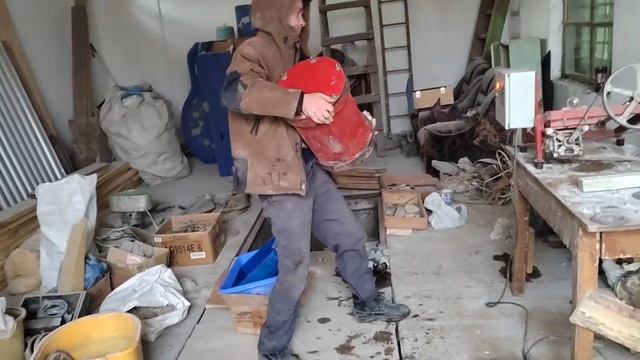 Галтовка каменных изделий в барабане. Смотрим, что получилось. смотреть онлайн