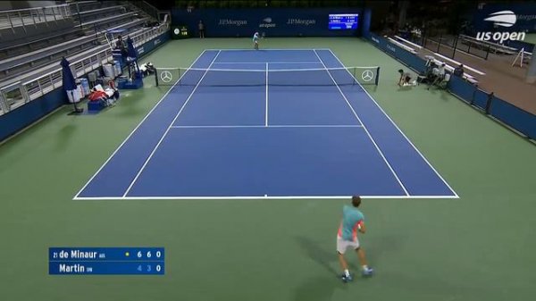 Alex De Minaur vs Andrej Martin | US Open 2020 Round 1