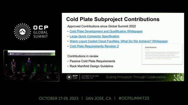Cooling Environments Update and Cold Plate Subproject Overview смотреть онлайн
