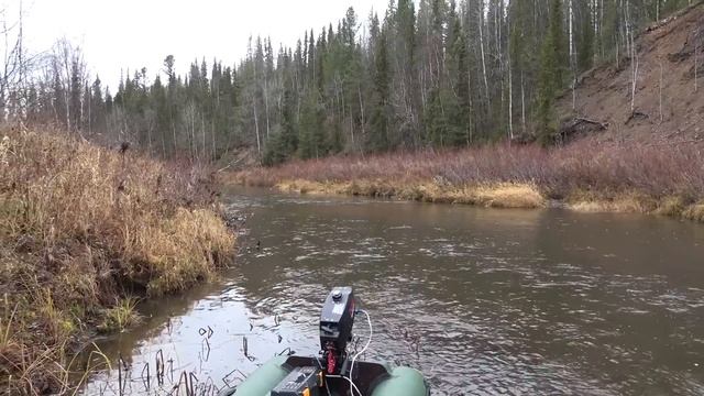 Осеннее путешествие по северным рекам ч4. Один в глухой тайге. Лесная изба. Одиночный поход - сплав