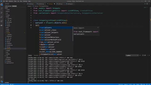 Django Rest Framework API #30 / Improve API Response Using Hyperlinks смотреть онлайн