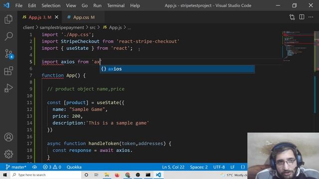 React.js Project to Integrate Stripe Payment Gateway in Node.js & Express react-stripe-checkout Lib смотреть онлайн