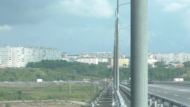 Мурманск - Самый длинный автомобильный мост за Полярным кругом - Кольский полуостров - Кола смотреть онлайн