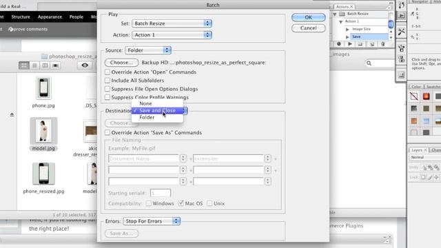 Batch Resize Images Using Photoshop смотреть онлайн