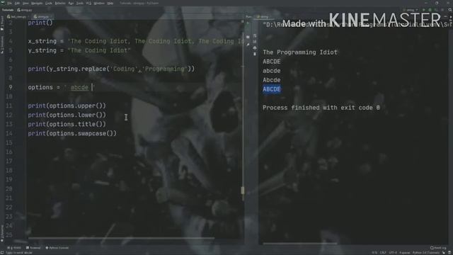 How to use Strings in Python Part 3 | The Coding Idiot смотреть онлайн