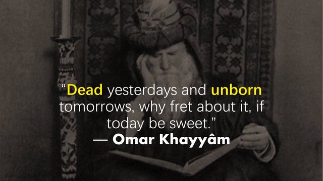 Omar Khayyam L  Persian Mathematician L Astronomer L Philosopher L Poet