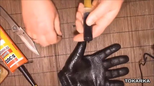 РЕЗИНОВЫЕ ПЕРЧАТКИ КАК СДЕЛАТЬ RUBBER GLOVE HOW TO MAKE смотреть онлайн