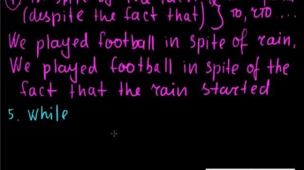 Clause of Concession | Clause of Contrast | характерные слова