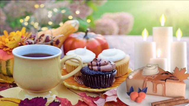 Relaxing with Harvest Sweets and Candlelight (Thanksgiving ASMR Ambience) смотреть онлайн