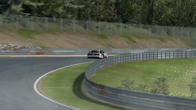 Amazing sound - Audi 90 quattro IMSA GTO Fly-by - R3E смотреть онлайн