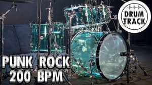Drum Beat 200 bpm - Drum Track 200 BPM Punk Rock | Batería 200 BPM Punk Rock