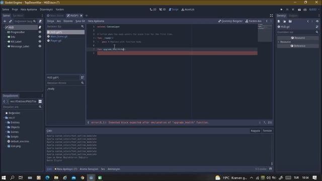 Godot Engine Ders 3 Top Down Zombie Game Türkçe Gösterge Paneli Arayüz Tasarımı смотреть онлайн