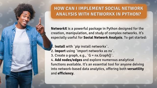 How Can I Implement Social Network Analysis with NetworkX in Python? смотреть онлайн