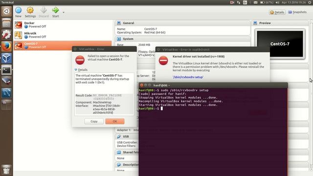 [Solved] VirtualBox kernel driver not installed (rc=-1908) смотреть онлайн