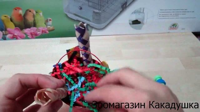 Игрушка для птиц Ведерко с подарками смотреть онлайн