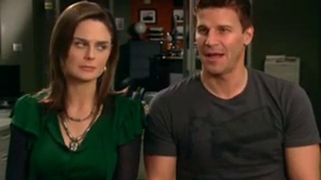 Emily Deschanel and David Boreanaz interview. смотреть онлайн