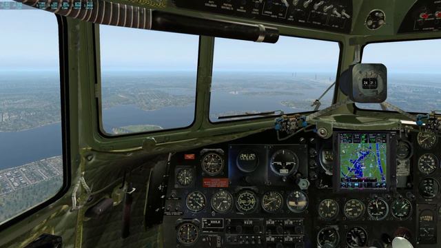 X-Plane 11.50b1 FSE Flight, AeroWorx DC-3/C47 Vulkan/Metal