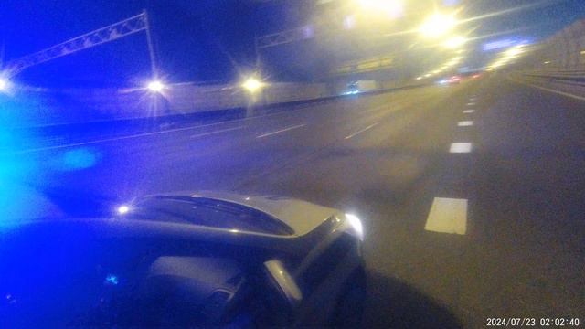 По Питерскому КАД на велосипеде, ДПСники - выгнали (СПАСИБО ДПС ОГРОМНОЕ!)