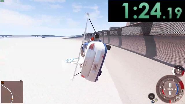 BeamNG Drive Gridmap V2 Any% speedrun (world record) 2:48.37 смотреть онлайн