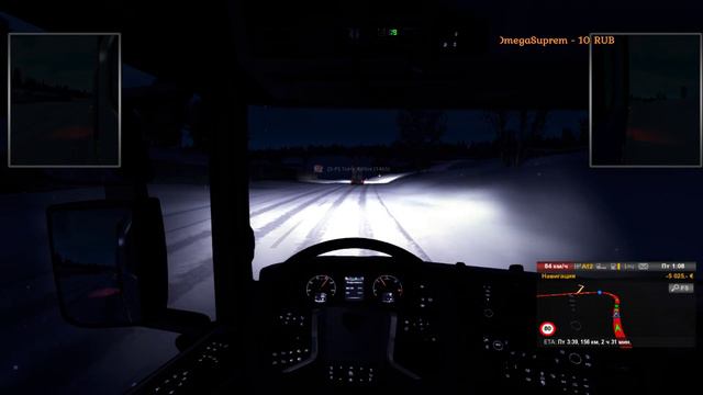 Euro Truck Simulator 2 ► Cын за рулём #1 Сервер EU #1 смотреть онлайн
