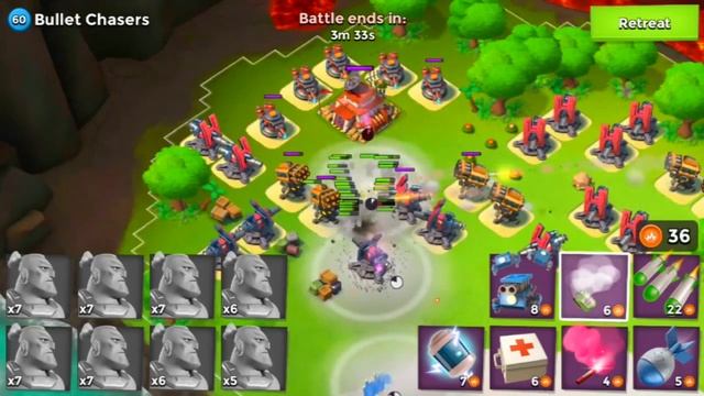 Boom Beach - "Bullet Chasers lvl 60" l Warrior смотреть онлайн