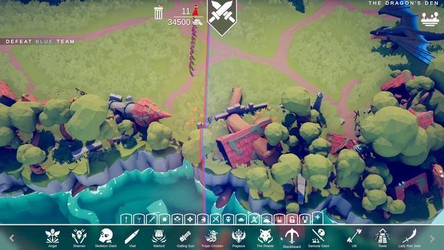 DRAGON vs ARMIES & MODDED UNITS Totally Accurate Battle Simulator TABS смотреть онлайн