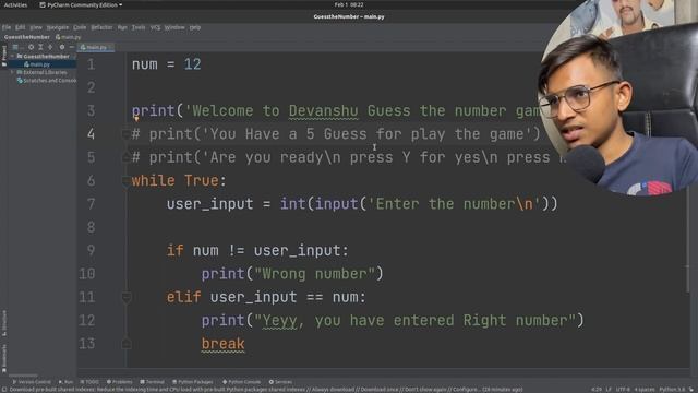 Guess The Number Game in Python | Min Project | DevilCode смотреть онлайн