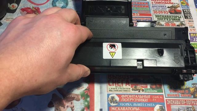 Замена фотобарабана лазерного принтера смотреть онлайн