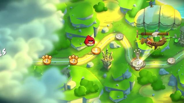 Angry Birds 2 - TapGameplay Walkthrough - Levels 1-5 [Chef Pig Boss] (iOS, Android) | Child Nick