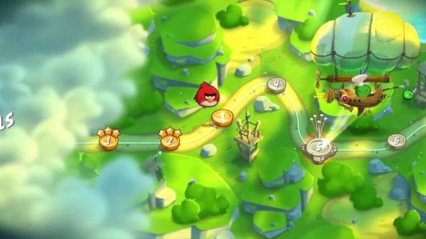 Angry Birds 2 - TapGameplay Walkthrough - Levels 1-5 [Chef Pig Boss] (iOS, Android) | Child Nick