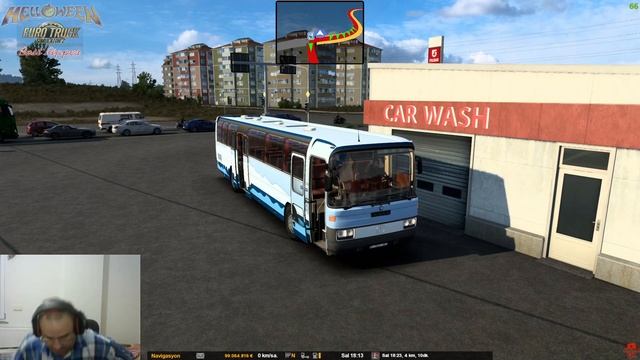 ETS2 1 41 Tam surum Balikesir Canakkale Bandirma Istanbul Seferi Mercedes Benz O303 11 09 202 смотреть онлайн