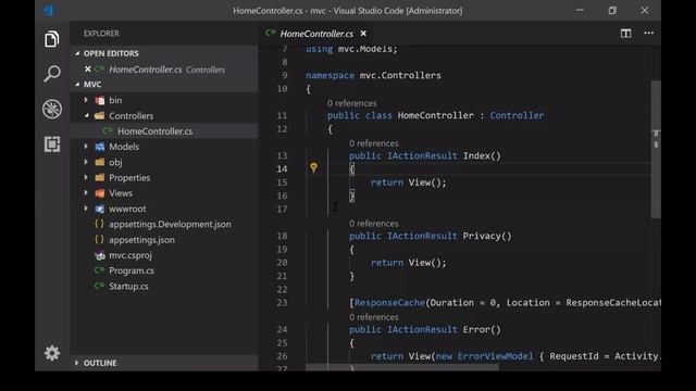 ASP.NET Core Tutorial For Beginners- (#8) -ASP.NET Core with Visual Studio Code смотреть онлайн