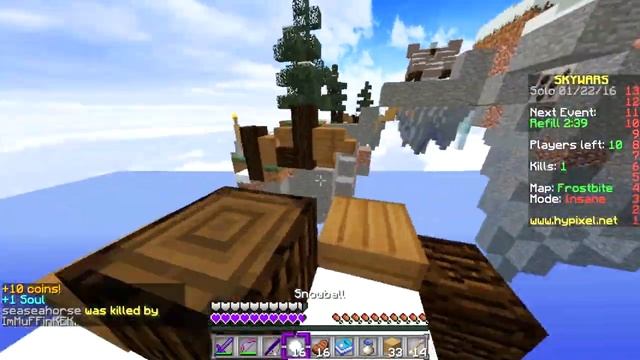 Проблемы с ПК |009| Minecraft SkyWars •HYPIXEL• смотреть онлайн