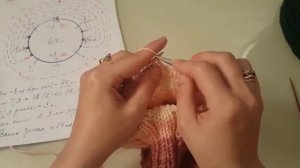 РЕГЛАН сверху + РОСТОК. Обратно-поворотные укороченные ряды. ПОШАГОВО!