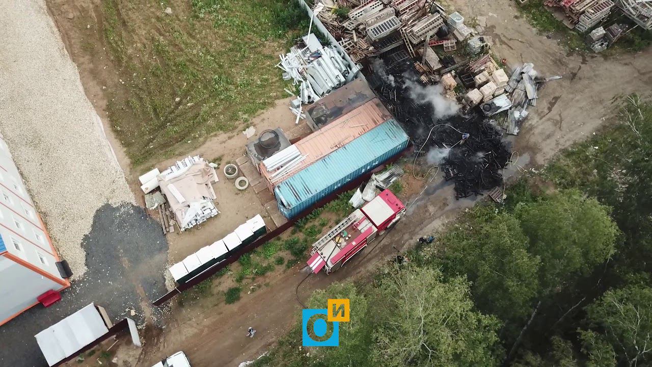 Пожар на улице Зеленая в Одинцово смотреть онлайн