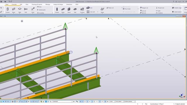 Working with Multi-level Assemblies in Tekla Structures смотреть онлайн