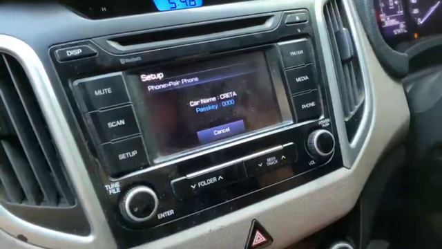 Creta Bluetooth Connection
