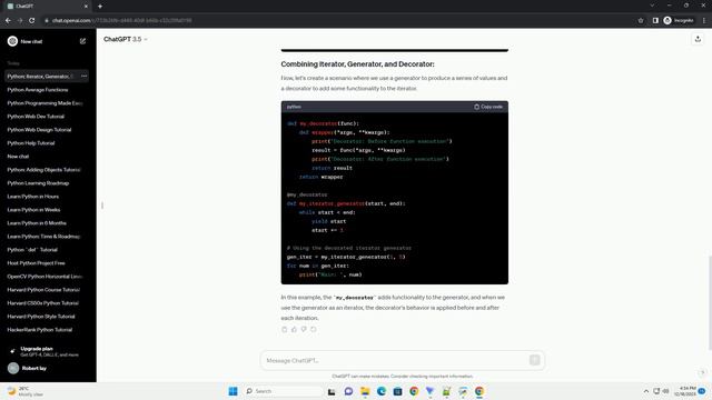 iterator generator and decorator in python смотреть онлайн