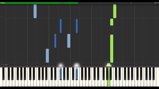 Valse sentimentale No 2 - Eric Christian (Synthesia Tutorial) смотреть онлайн